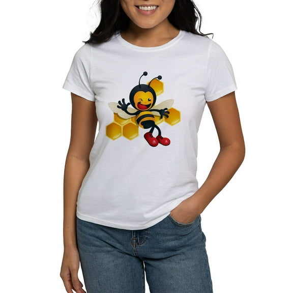 CafePress - Bumble Bee Women's T Shirt - Women's Classic T-Shirt