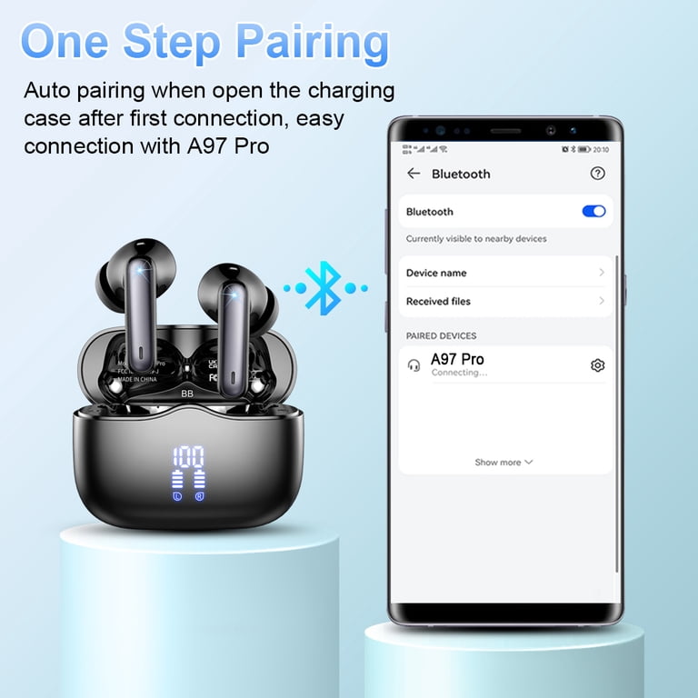 xinwld Wireless Earbuds with Bluetooth 5.4 and Noise Cancelling photo 3