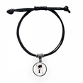 thumbnail image 1 of Playing Cards Club J Pattern Bracelet Leather Rope Wristband Black Jewelry, 1 of 3