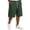Army Green, variant on Delconic Men Lightweight Breathable Knit Cargo Casual Shorts Adjustable Drawstring Stretch Waist Solid Color Relax Fit Bottoms For Running Fishing Weekend Sports Beach Outfit Army Green L