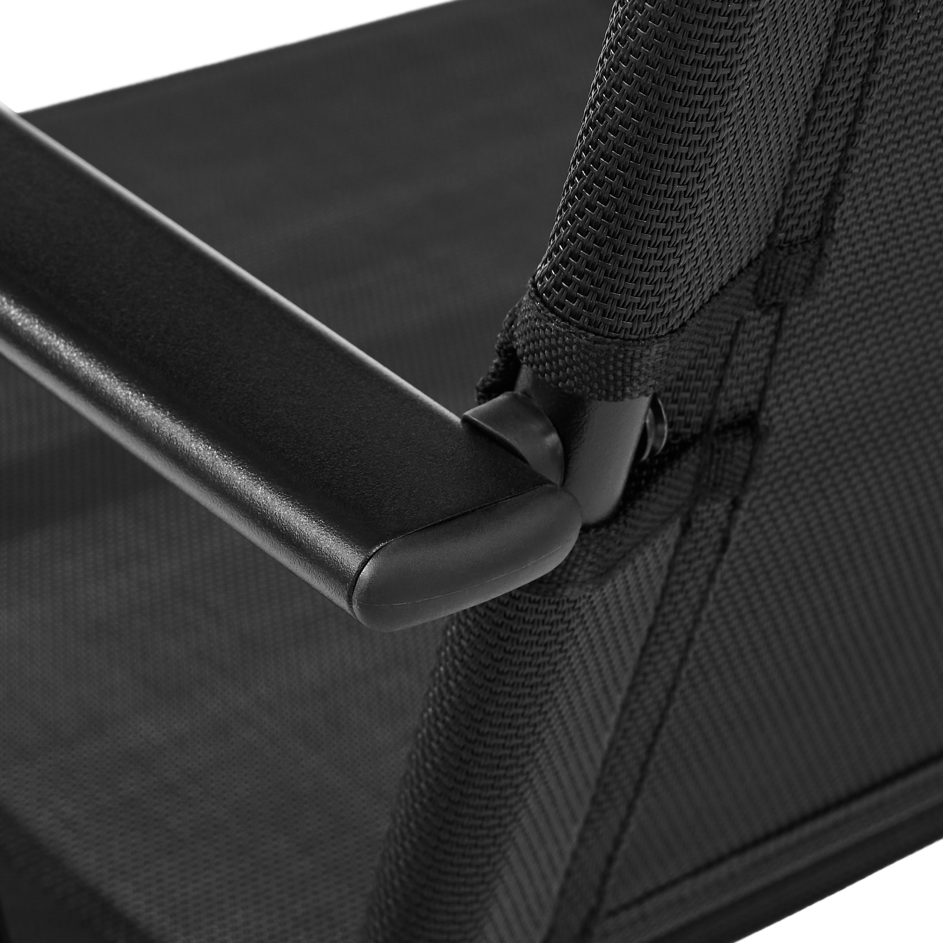 Mainstays Greyson Steel and Sling Folding Outdoor Patio Armchair - Set of 2, Black