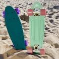 thumbnail image 7 of Cal 7 22.5" Complete Retro Design Mini Cruiser Skateboard (Salsa), 7 of 7