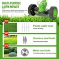 thumbnail image 5 of YouLoveIt Electric Weed Eater Lawn Edger Grass String Trimmer Cutter Grass Trimmer Edger Lawn Tool Electric Weed Eater Battery Powered for Garden Yard, 5 of 8