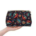 thumbnail image 4 of Cauagu Paisley1 Print Large Cosmetic Bag,Portable Cosmetics Pouch Travel Makeup Bag Large Capacity Travel Makeup Case Organizer Makeup Brush Organizer, 4 of 8