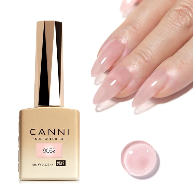 Esmalte de uñas en gel CANNI Jelly Nude Pink Translúcido 10 ml