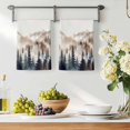 thumbnail image 2 of Tan Trees Forest Kitchen Towels Set of 3, Mountain Woods Natural Scenery Soft Microfiber Dish Towels, Absorbent Quick-Dry Washable Dishcloths for Kitchen Cleaning, Drying Dishes, 18x28 Inches, 2 of 9