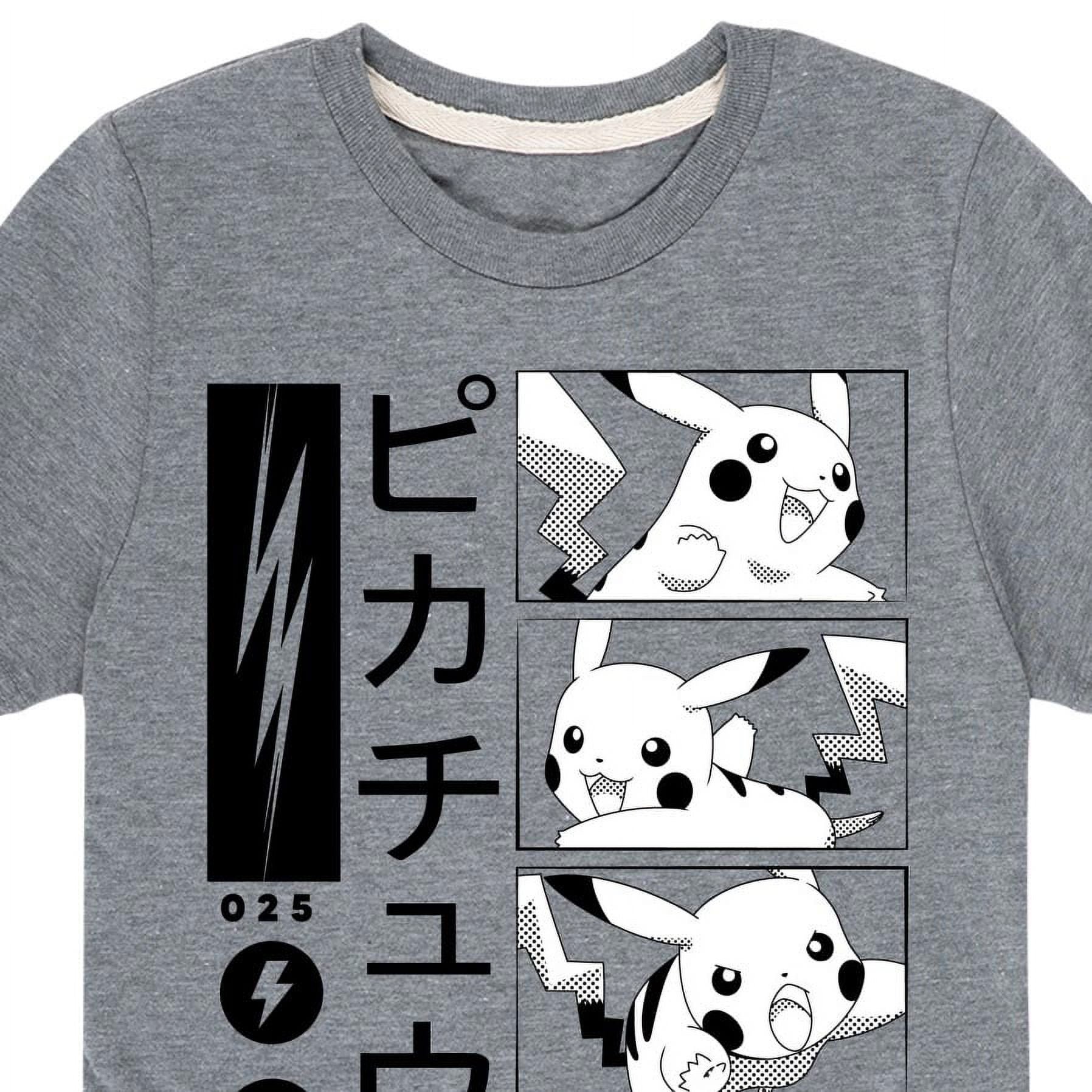  Pokemon Men's Pokémon Pikachu Japanese Puzzle Power T-Shirt,  White, Small : Clothing, Shoes & Jewelry