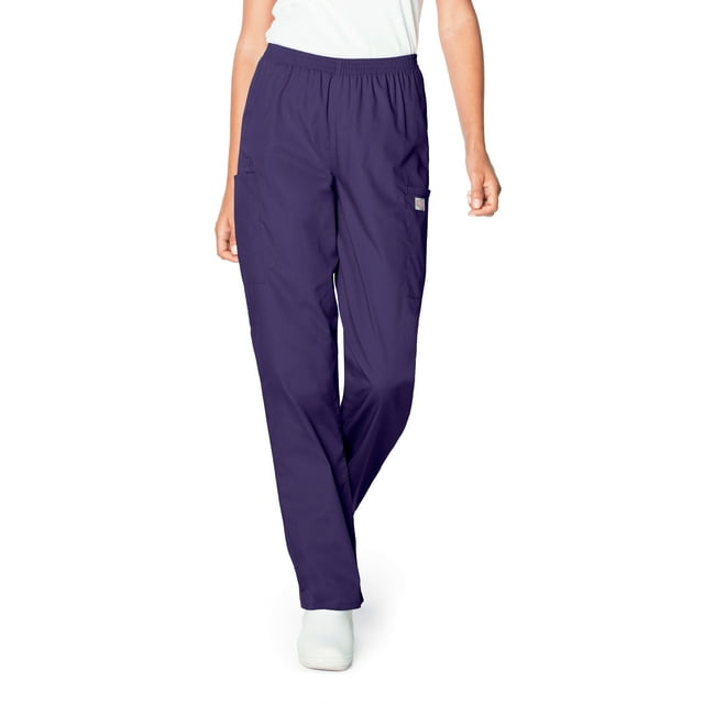 Landau Scrub Zone Coupe Décontractée Pantalon Cargo Élastique 3 Poches pour Femmes 83221