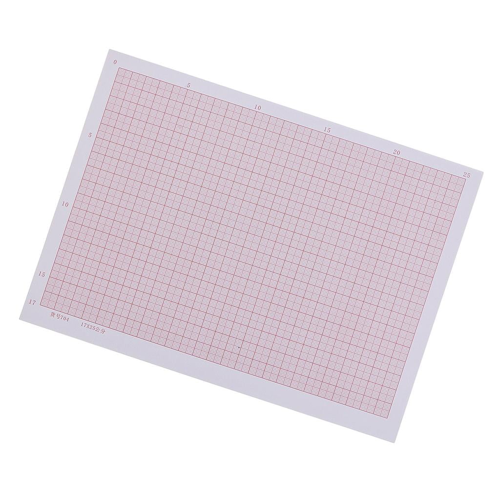 Milageto 100 Piece A4 Accurate Coordinate Paper Graph Paper Grids Science Square Paper
