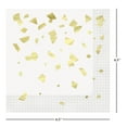 thumbnail image 2 of Way to Celebrate! Gold Terrazzo Paper Luncheon Napkins, 6.5in, 16ct, 2 of 4