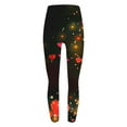 thumbnail image 7 of ZhuoLiL Womens Leggings Clearance Clothes $5.00 Women's Fashion Valentine's Day Printed Leggings With Yoga Sport Elastic Pants, 7 of 7