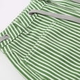thumbnail image 6 of adviicd Womens Baggy Barrel Wide Leg Drawstring Vintage Pants Striped Patchwork Trousers Green, S, 6 of 9