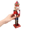thumbnail image 7 of HAMPPLIES Wooden Nutcracker Figurine Set, Multicolor Holiday Decor, 11.79 x 3.34 x 2.55 inches, Perfect for Christmas Decorations, 7 of 7