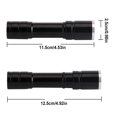thumbnail image 2 of Mini Flashlight Flexible Waterproof Battery Torch Aluminum Handheld Flexible Focusing Alloy Lightweight Flashlights Hard Light with Rope for Outdoor, 2 of 9