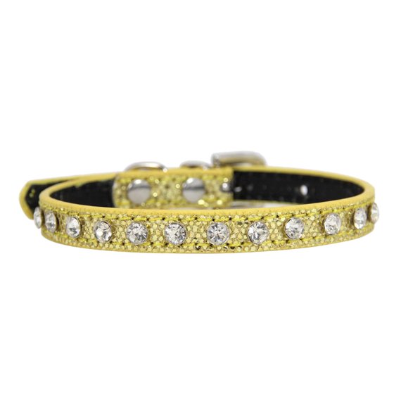 Cat Collars PU Leather with Rhinestone Adjustable Bling Pet Collars Cats Puppies Use