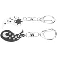 thumbnail image 2 of MasteelfCA 2pcs Matching Keychains Decorative Keyrings Backpack Hanging Key Rings Yin Yang Key Chains, 2 of 7