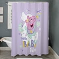 thumbnail image 3 of CafePress - Peppa Pig: Hello Baby Evie - Unique Fabric Shower Curtain 70" x 72", 3 of 3