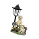 thumbnail image 4 of Estatua de perro para exteriores Colamx luz solar decoración escultura de resina 2 perros blancos, 4 of 8