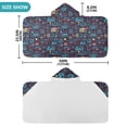 thumbnail image 3 of Toddler Hooded Beach Towel 24x50 Kids Bath Towels Soft Quick Dry for Swim Pool Boys Girls Neon Game Controllers, 3 of 7