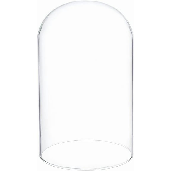 6x9.7inch Clear Glass Cover Cloche Dome Glass Dome Cover Decorative Display Cover