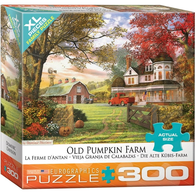 Puzzle EuroGraphics La Vieja Granja de Calabazas 300 piezas