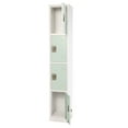 thumbnail image 4 of AdirOffice ALHI629204MGRN Steel Storage Locker, 4 Compartment, 12 x 12 x 72 in., Misty Green, 4 of 8