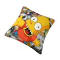 thumbnail image 4 of Simpsons Square Pillow Case Pillow Holder Soft Decorative Pillow Sham Cushion Cases Pillowcase 12"X12", 4 of 7