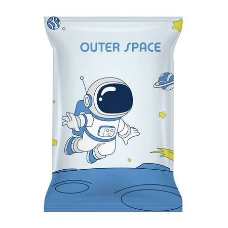 

Cartoon Astronaut Pattern Thickened Vacuum Compression Bag Storage Cloth Storage Boxes with Lids for Shelves Clear Zippe Storage Bags Storage for Clothes under Bed Extra Large Canvas Storage Bags