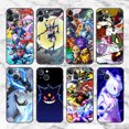 thumbnail image 2 of Funda de silicona negra para Apple iPhone, funda suave de juego de Pokémon para iPhone 13 Pro Max, 11, 12 Mini, 15, 14 Plus, 7, 8, XR, 2 of 5