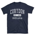 thumbnail image 1 of Corydon Indiana Classic Established Men's Cotton T-Shirt, 1 of 1
