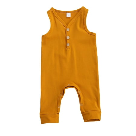 

Sunisery Newborn Baby Boy Girl One Piece Romper Striped Long Pants Jumpsuit Bodysuit Outfits Clothes Yellow 0-3 Months