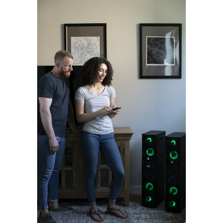 Altec lansing power duo tower speaker set sales