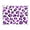 Neon Purple Leopard Print, variant on Acrylic Tray Clear Serving Tray Rectangle Decorative Tray with Cut Handle Neon Green Leopard Print
