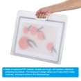 thumbnail image 5 of Uxcell 17 x 14 Inch Plastic Art Portfolio for Artwork Drawing Sketch, Clear White, 5 of 5