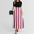 thumbnail image 1 of WILLBEST Vestidos Para Mujer Falda Larga Con Estampado Del Día De La Independencia Para Mujer Falda Informal De Verano 539, 1 of 3
