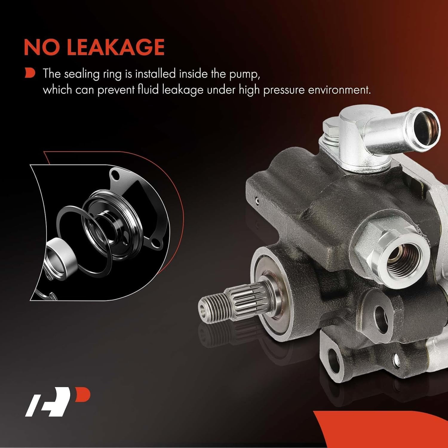A-Premium Power Steering Pump Replacement for Toyota Camry 1992-2001, Solara 1999-2001, l4 2.2L
