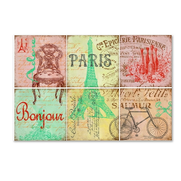 Trademark Fine Art 'Parisienne 2' Canvas Art by Jean Plout