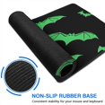 thumbnail image 6 of Long Mouse Pads for Desk,Black Halloween Bats with Green Desk Mats on Top Of Desks, Desk Mouse Pad Extra Large with 3mm Non-Slip Base and Stitched Edge for Gaming,Office,Work,Home 35.4"x15.7", 6 of 6