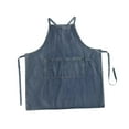 thumbnail image 3 of Multifuntional Apron Work Apron Adjustable Strap for Men Women Chef Apron Kitchen Apron for Hairdressing Pottery Restaurant BBQ Gardening Dark Blue, 3 of 7