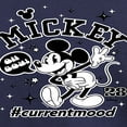 thumbnail image 3 of Disney - Mickey Mouse - Oh Boy Hashtag Current Mood - Youth Long Sleeve Graphic T-Shirt, 3 of 5