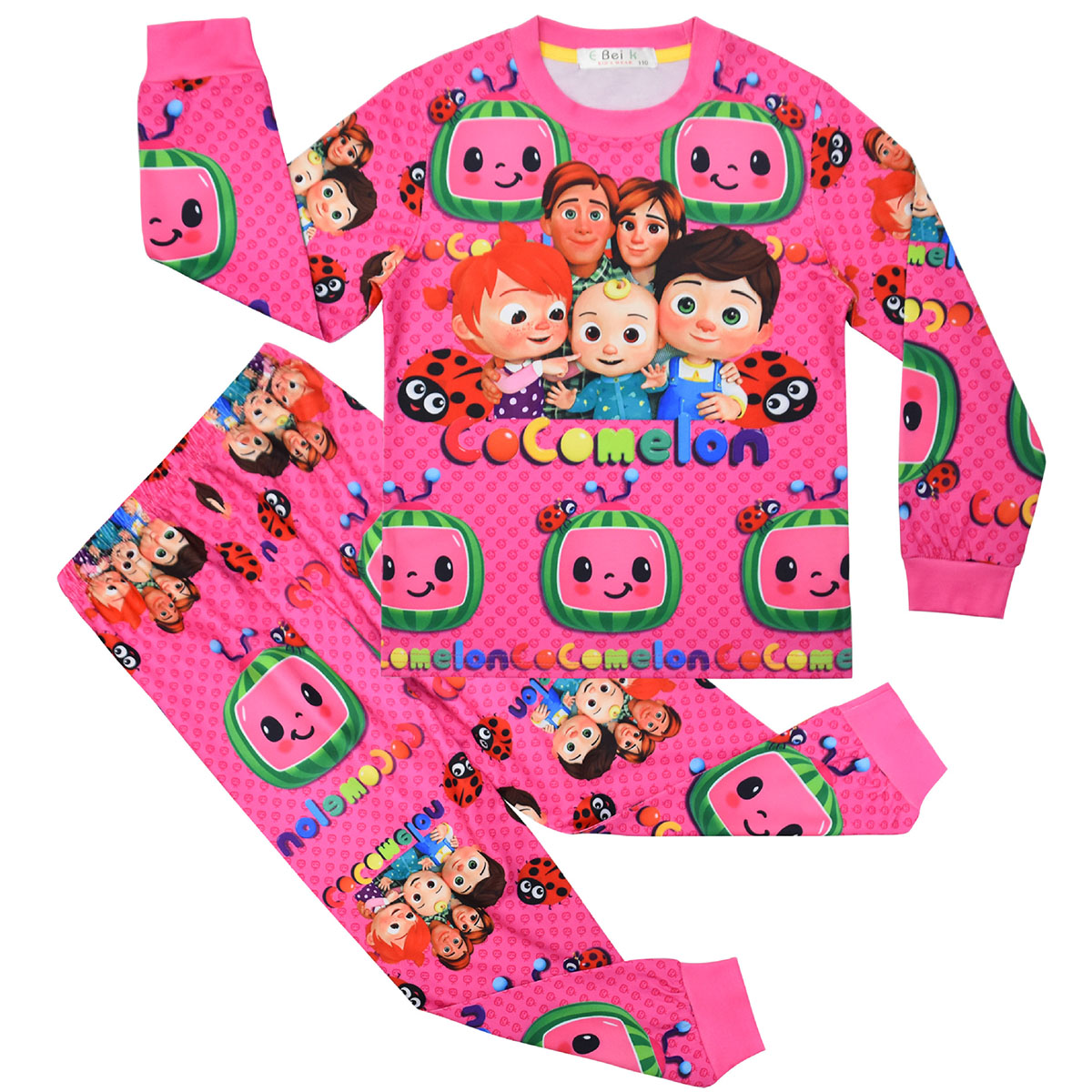 HAWEE Little Girls Child Pajamas Sets Cotton Pjs Long Sleeve