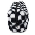 thumbnail image 3 of Pen+Gear Plush Pencil Pouch, Black & White Checked Polyester, Black Zip, Middle and High School, 3 of 4