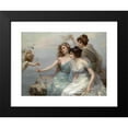 thumbnail image 2 of Édouard Bisson 24x19 Black Modern Framed Museum Art Print Titled - The Three Graces (1899), 2 of 5