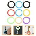 thumbnail image 2 of 9PCS Key Covers Caps Silicone Key Covers for House Keys Coding Rings Key Caps Covers Flexible Key Identifiers Key Caps Key Color Caps, 2 of 9