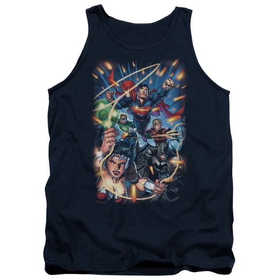 Jla - Under Attack - Tank Top - XX-Large