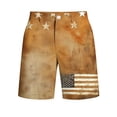 thumbnail image 7 of Jessboyy Men's 4th of July Cargo Shorts American Flag Printed 250 Anniversary Patriotic Shorts with Pockets no Belt Independence Day Multicolor,L, 7 of 7