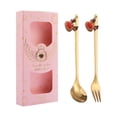 thumbnail image 3 of Christmas Premium Stainless Steel Reusable with Gift Box Flatware Elk, 3 of 9