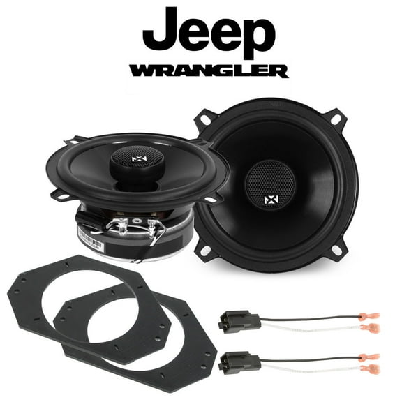 NVX Front Speaker Upgrade for Jeep Wrangler Tj 97-06 5.25" VSP525, 82-1013, 72-6512
