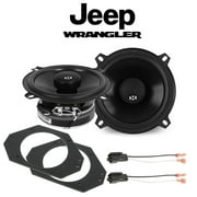 NVX Front Speaker Upgrade for Jeep Wrangler Tj 97-06 5.25" VSP525, 82-1013, 72-6512