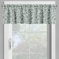 thumbnail image 4 of Ambesonne Garden Art Valance & Curtain, Botanical Abstract, 55"x24", Beige Slate Blue, 4 of 6